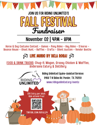 Fall Festival Fundraiser for Riding Unlimited