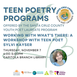 Working With What’s There: A Workshop With Teen Poet Sylvi Kayser