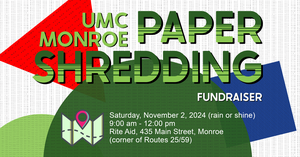 UMC Monroe Fall Paper Shredding Fundraiser