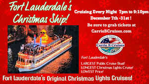 Fort Lauderdale's Christmas Lights Ship!