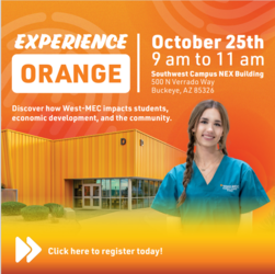 Western Maricopa Education Center (West-MEC) is hosting its annual Experience Orange event