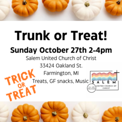 Trunk or Treat- Sunday October 27, 2-4pm