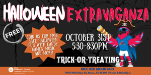 Halloween Extravaganza 10/31/2024 MCC Red Mountain Campus, 7110 E. McKellips Rd, Mesa AZ 85207
