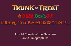 Trunk or Treat & Chili Cookoff