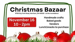 Christmas Bazaar with handmade crafts