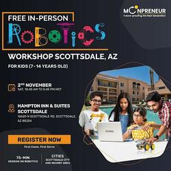 In-Person Robotics Workshop For Kids at Scottsdale, AZ