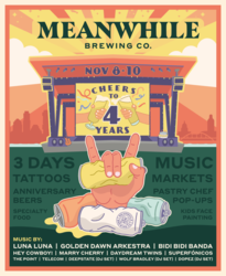 Meanwhile Brewing Company's Fourth Anniversary