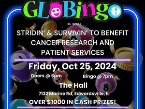 Stridin’ & Survivin’ Glo Bingo