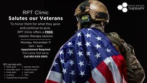 RPT Clinic Salutes our Veterans - November 11 in Troy