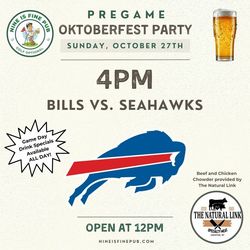 Sunday Pregame Oktoberfest Party at Nine is Fine Pub
