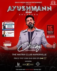 Ayushmann Khurrana Live In Chicago 2024