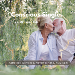 Conscious Singles Mindful Dating: Age 50+ Astrology Night