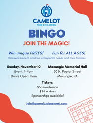 Camelot for Children Bingo: Join The Magic!