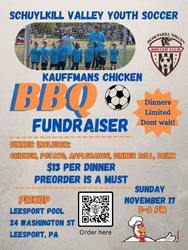 SVYS  - Kauffman's chicken fundraiser!!!