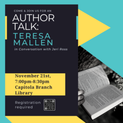 Author Talk: Artist Teresa Mallen in Conversation with Jeri Ross