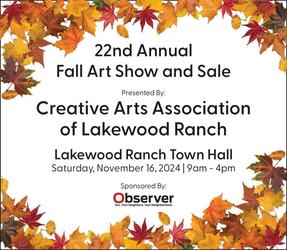 Creative Arts Association of Lakewood Ranch Fall Art  Show & Sale