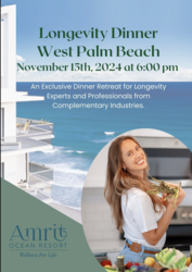 Longevity Dinner with Dr. Ella Davar at Amrit Ocean Resort