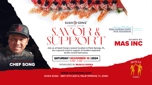 Savor & Support: Sushi Song Hosts Fundraiser for Hurricane Relief