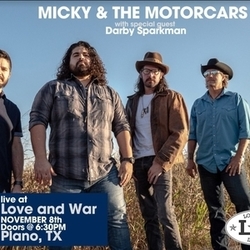 Micky & The Motorcars w/ Darby Sparkman
