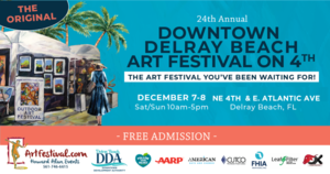 24th Annual Downtown Delray Beach Art Festival on 4th