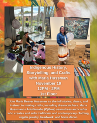 Indigenous History, Storytelling, and Crafts with Maria Beaver Hussman