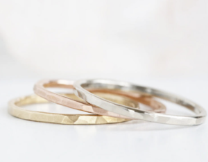 Mandalynn Jewelry Designs Hammered Rings | Reno Public Market
