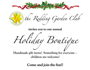 Redding Garden Club Holiday Boutique