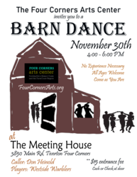 AFTER THANKSGIVING BARN DANCE @ The Meeting House, Sat. 11/30/2024