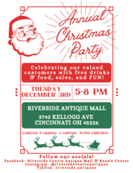 Annual Christmas Party at Riverside Antique Mall