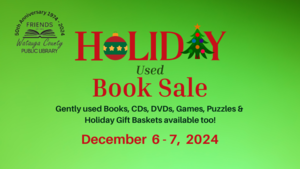 Holiday Used Book Sale, Dec 6 - 7, 2024 (Free admission)