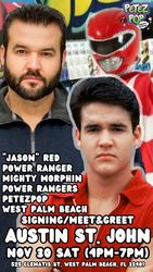 Meet & Greet with Austin St. John, the Original Red Power Ranger