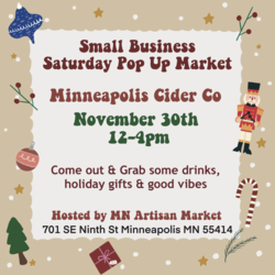 Small business Saturday Art Pop Up