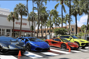 Supercar & Art Car Showcase on Lincoln Road