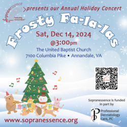 Sopranessence Holiday Concert: Frosty Fa-La-Las