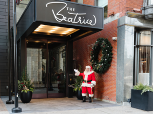 Visits with Santa at The Beatrice Hotel