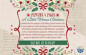 Popcorn & Pages: A Little Women Christmas