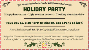Capitol Hill Community Council Holiday Party