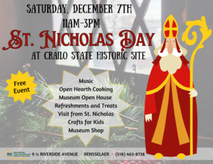 St. Nicholas Day at Crailo State Historic Site