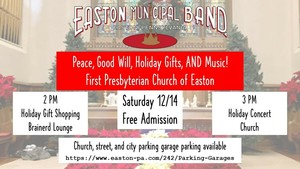 Easton Municipal Band Free Holiday Concert at First Presbyterian