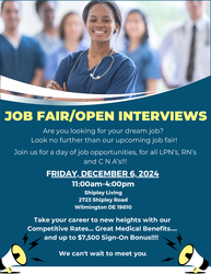 Job Fair at Shipley Living