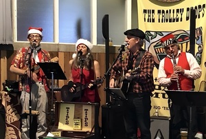 “Twistmas Caroling” with the Trolley Drops.