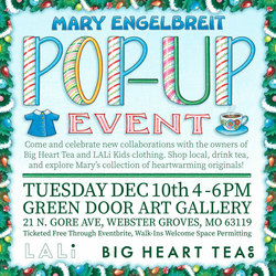 Surprise In-Person Mary Engelbreit Holiday Pop-Up