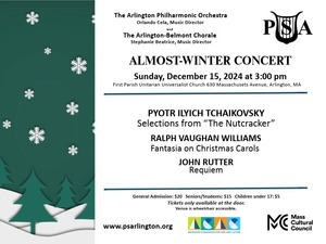 An Almost-Winter Concert: Philharmonic Society of Arlington