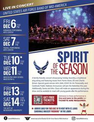 U.S. Air Force Band of Mid-America “Spirit of the Season” Holiday Concert