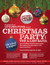 CHRISTMAS PARTY with The A-LIST BAND at The Hawk
