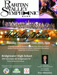 Raritan Valley Symphonic Band Winter Concert  “Holiday Views”