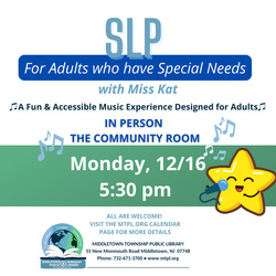 SLP musically for adults who have special needs