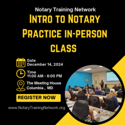 Intro Into Notary Practice