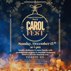 Carol Fest at Peapack Reformed Church