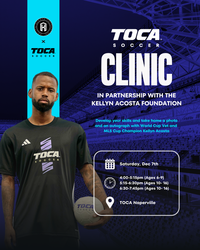TOCA Teams Up with Kellyn Acosta Foundation for Charity Soccer Clinic at TOCA Social